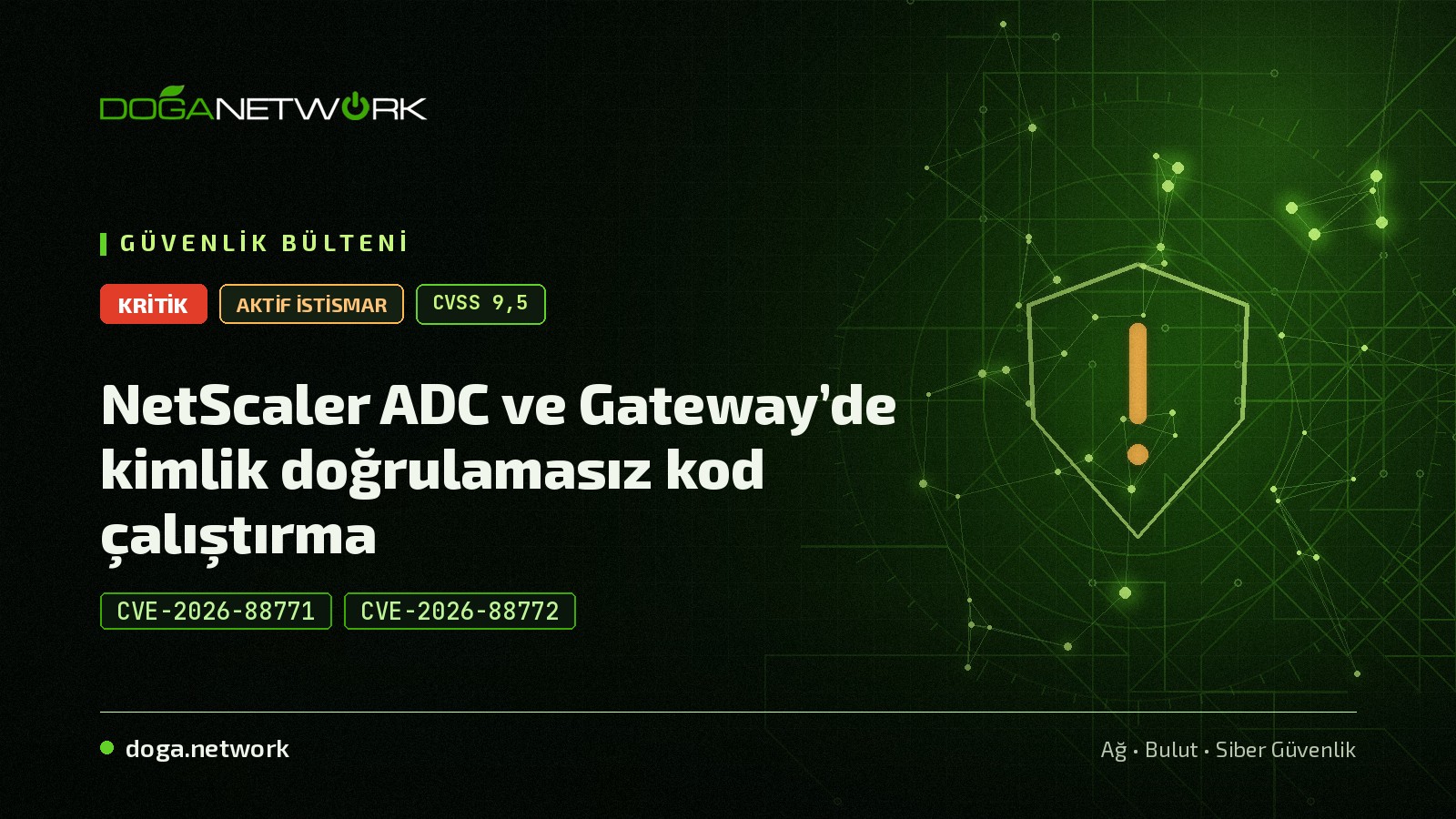 Citrix NetScaler Güvenlik Açığı: CVE-2026-88771 ve CVE-2026-88772