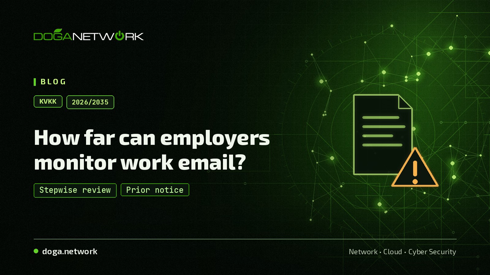 KVKK principle decision: How far can employers monitor work email?